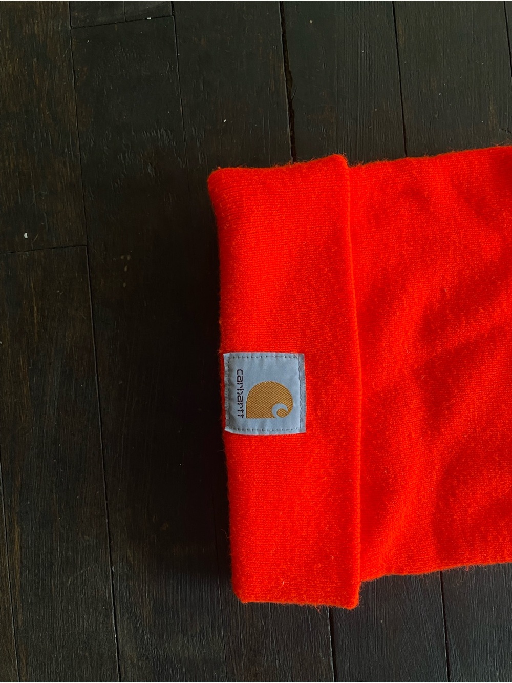 Carhartt Kids Neon Orange Cuffed Beanie